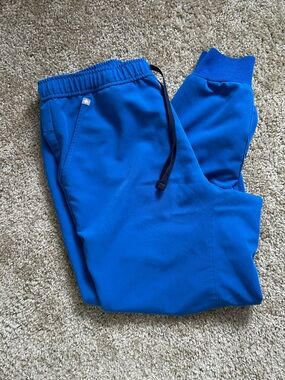 Figs Royal Blue Tansen Jogger Pants Large/Short
